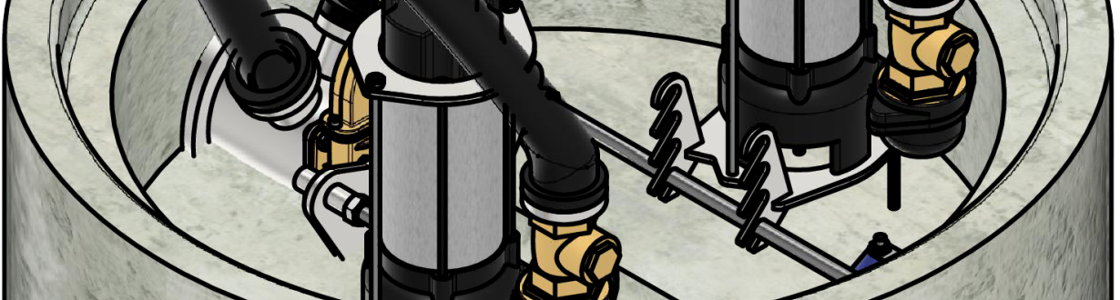 Schachtunterteil Flachflansch